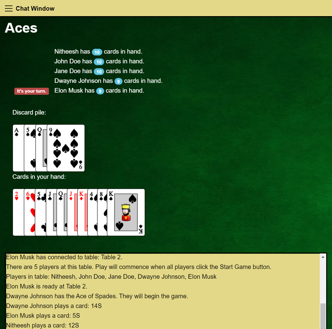 Ace Card Game